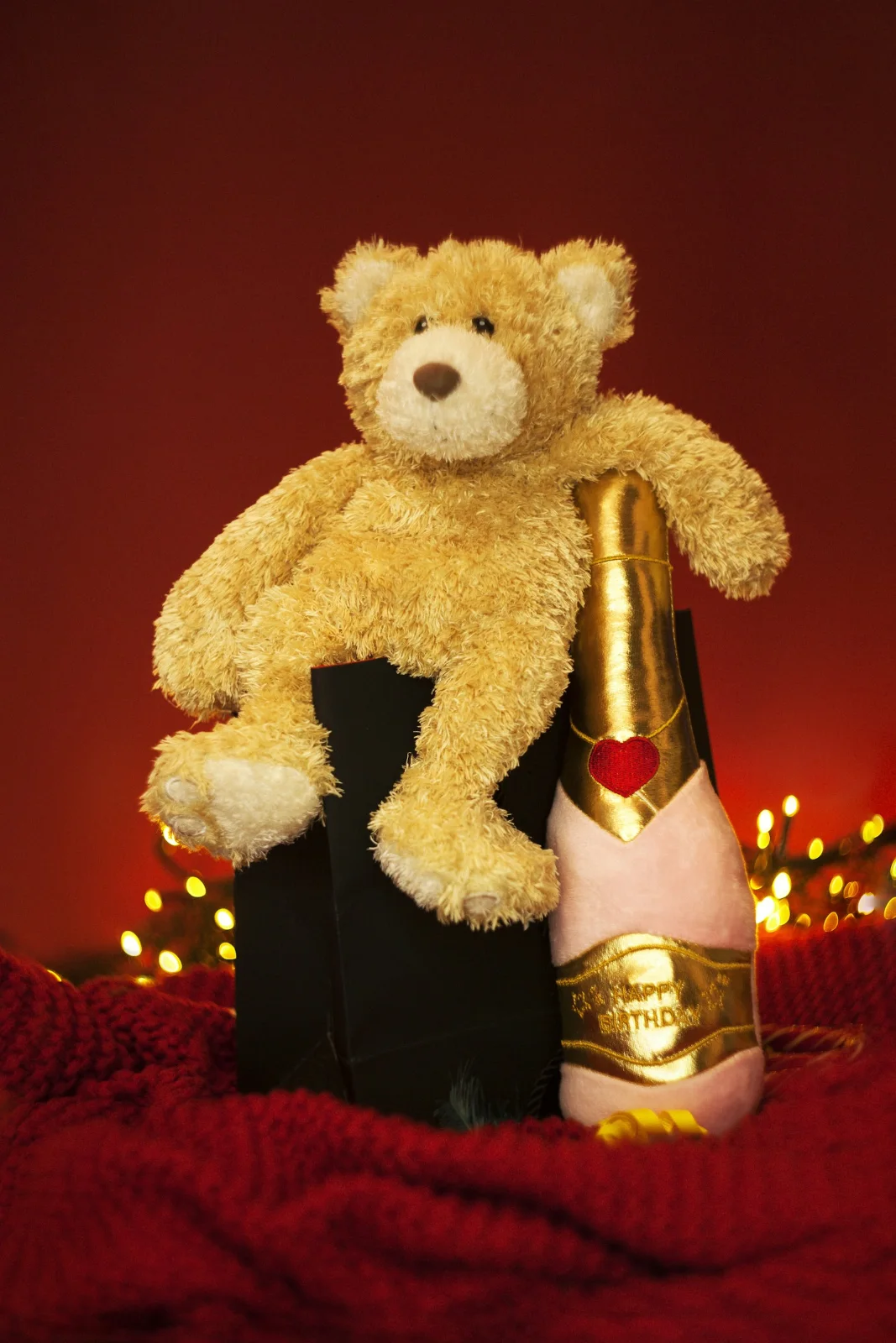 Pink Bubbles & Bear
