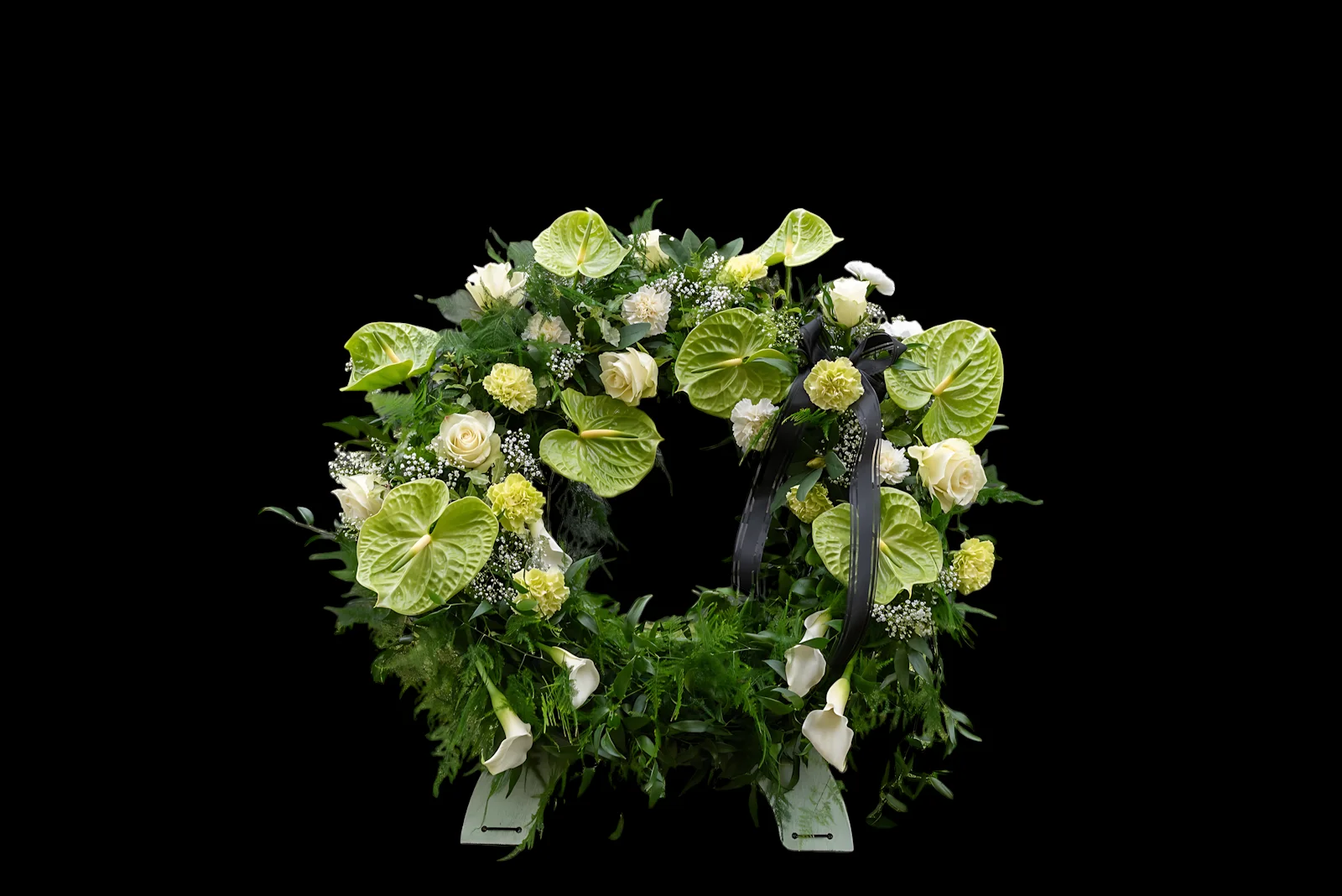 Serene White Wreath