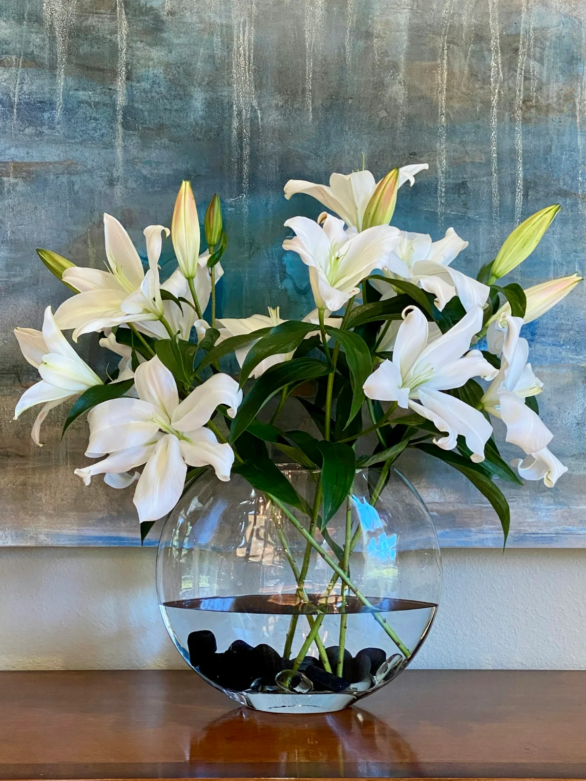 Oriental Lily Vase